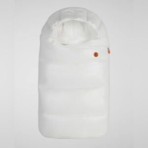 BNWT SAVE THE DUCK UNISEX KIDS' BABY SLEEPING BAG KAY IN OFF WHITE